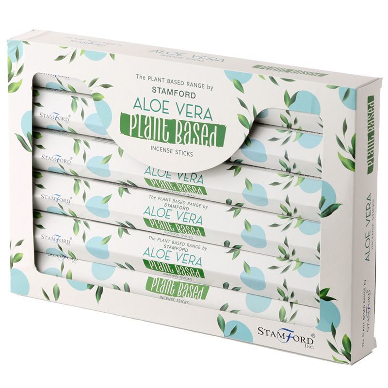 Varitas de Incienso a Base de Plantas - Aloe Vera - Varitas de incienso Premium Stamford a base de plantas