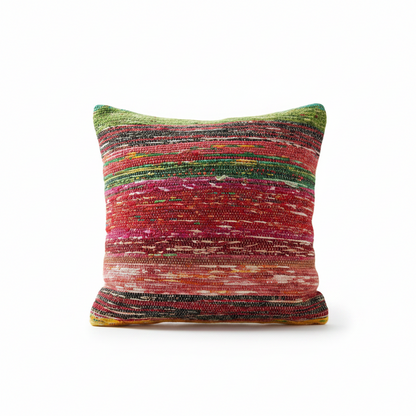 Funda para Cojín de Tapete Reciclado - 40x40cm - Multicolor