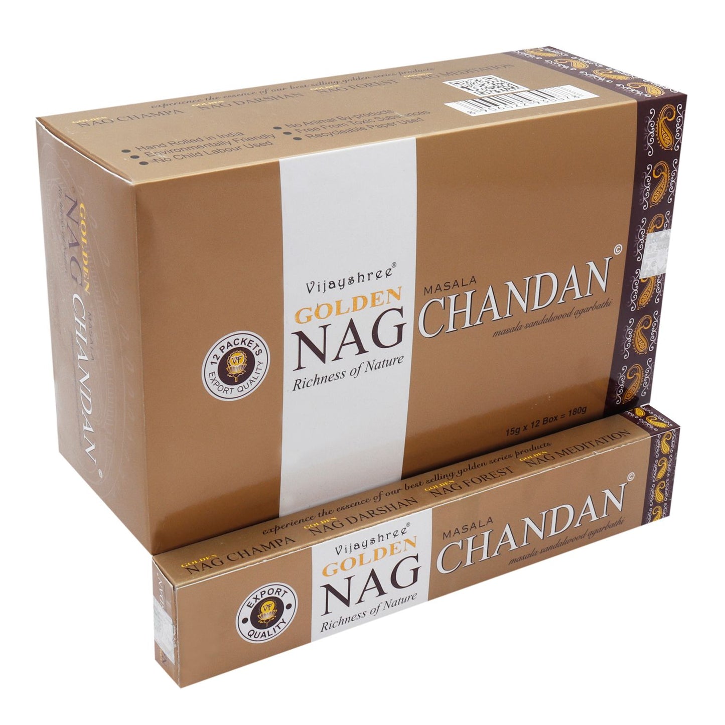 15g Incienso Dorado Nag - Chandan - Incienso Golden