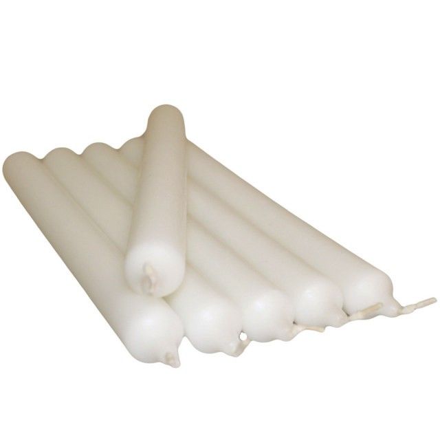 Blanco Velas de la cena a Granel (100) - Velas de Cena