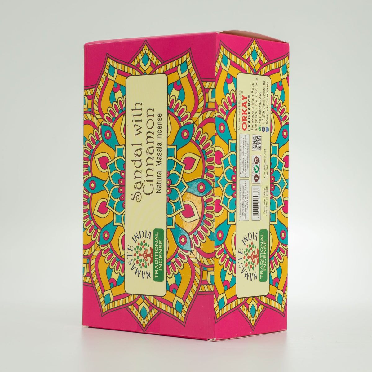 Namaste Mandala Masala Incienso - Sándalo con canela