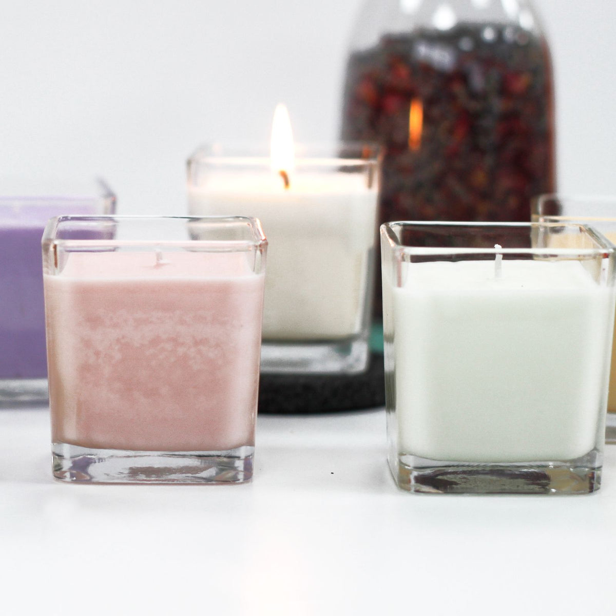 Velas de Soya sin Etiqueta- Vanilla Shortbread - Velas de cera de soja sin etiqueta, decoración hogar