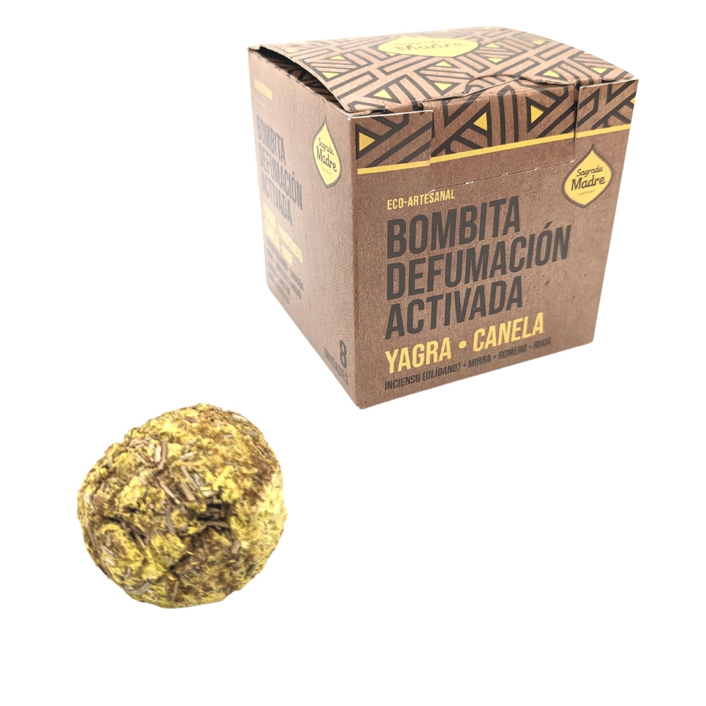 Caja de 8 Bombitas de Incienso Yagra-Canela - Bombitas de Incienso Naturales
