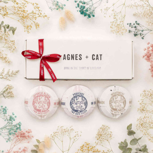 Agnes + Cat Lakeland Favourites Bomba de baño efervescente Set de regalo