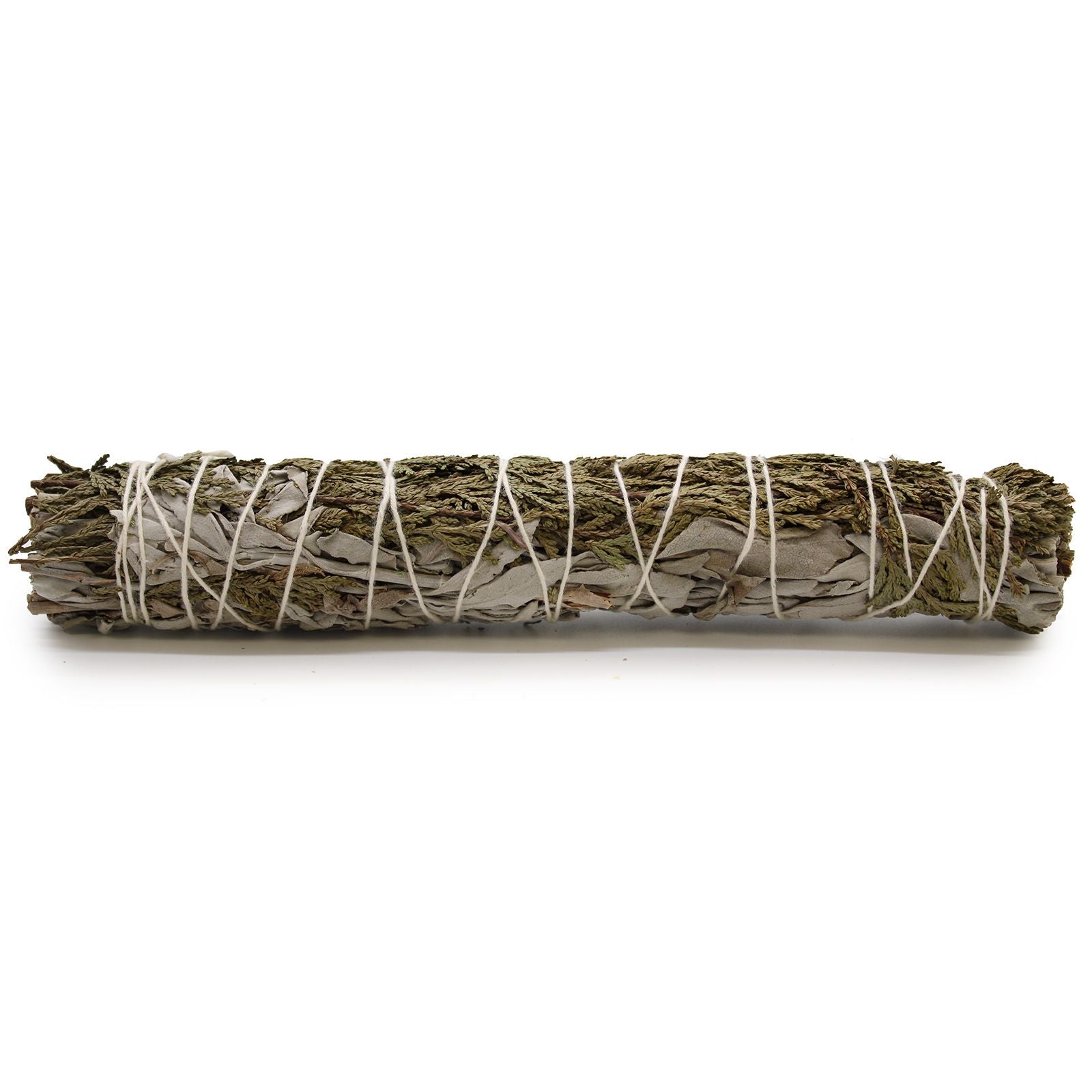 Atado de Hierba - Salvia Blanca y Cedro 22 cm - Atados de Smudge – Envuelto individualmente