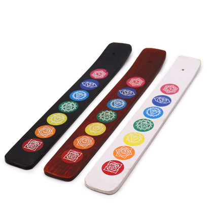 Soporte de Incienso - 7 chakras Colores Surtidos Colour Chakra Ashcatcher - Soporte de Incienso