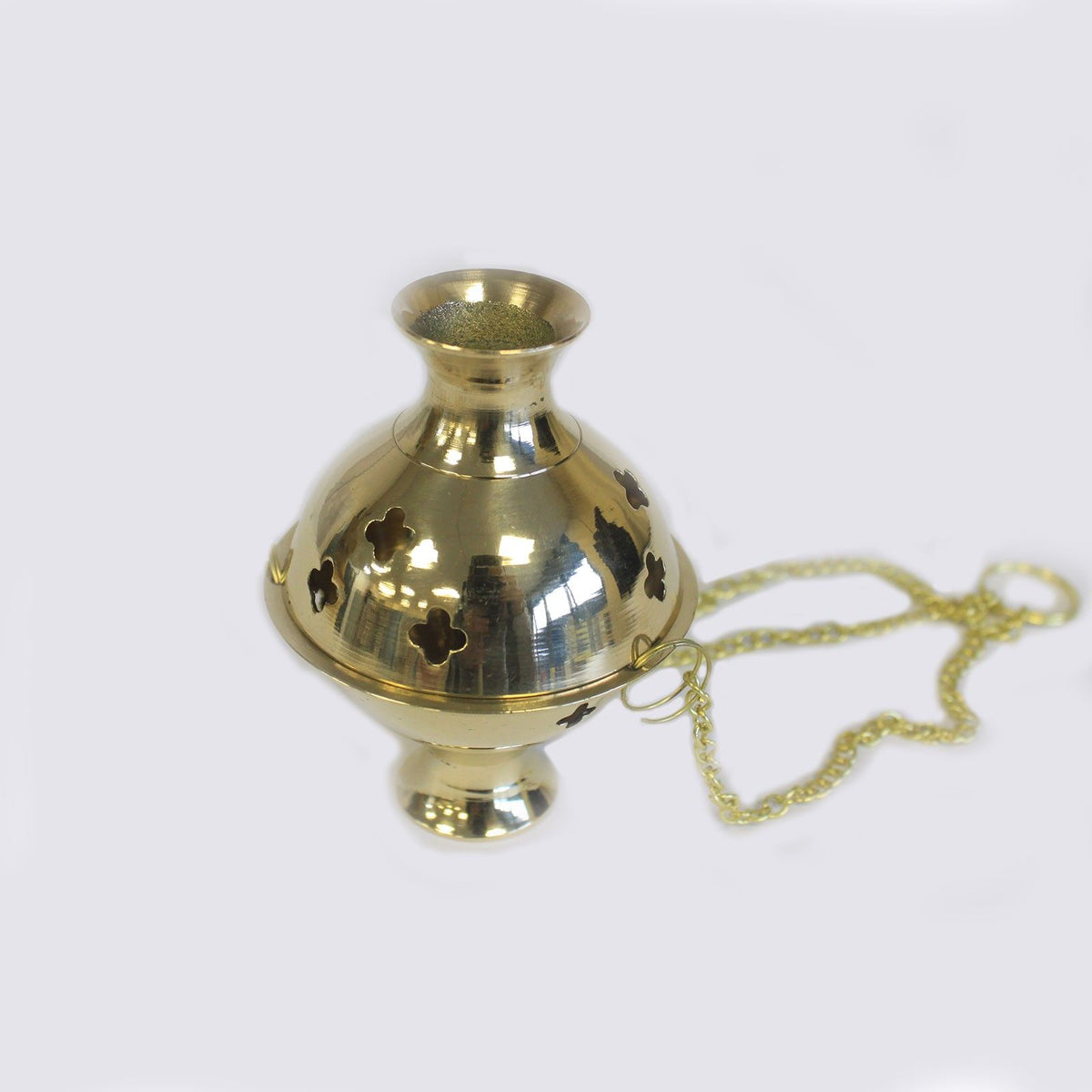 Incensario colgante de latón - Quemadores de incienso de latón tradicionales, Artisan Product
