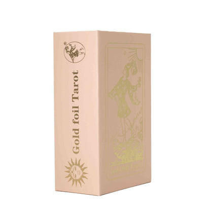 Set de cartas del tarot en caja de regalo rosa con lámina rubí - con folleto