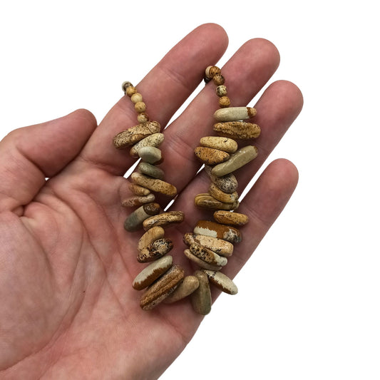 Collier de gemmes Longstone - Pierre cartographique