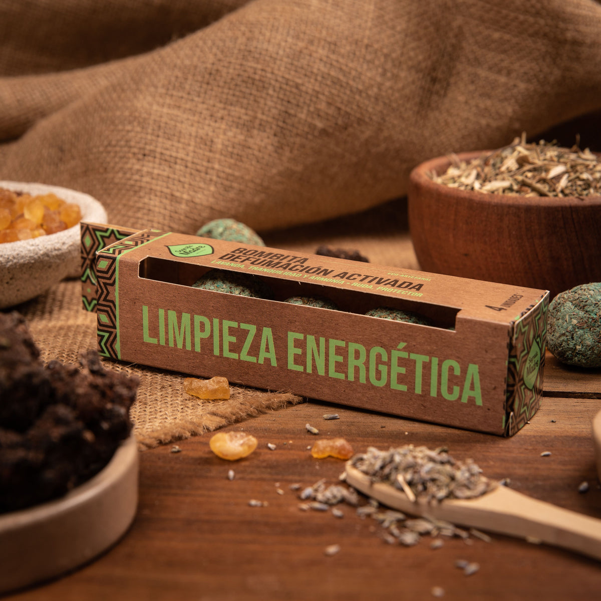 Caja de 4 Bombitas de Incienso Limpieza Energetica - Bombitas de Incienso Naturales