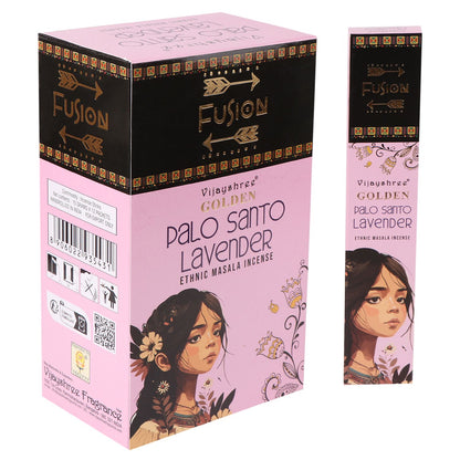 15g Palo Santo Dorado y Lavanda - Varillas de Incienso de Palo Santo