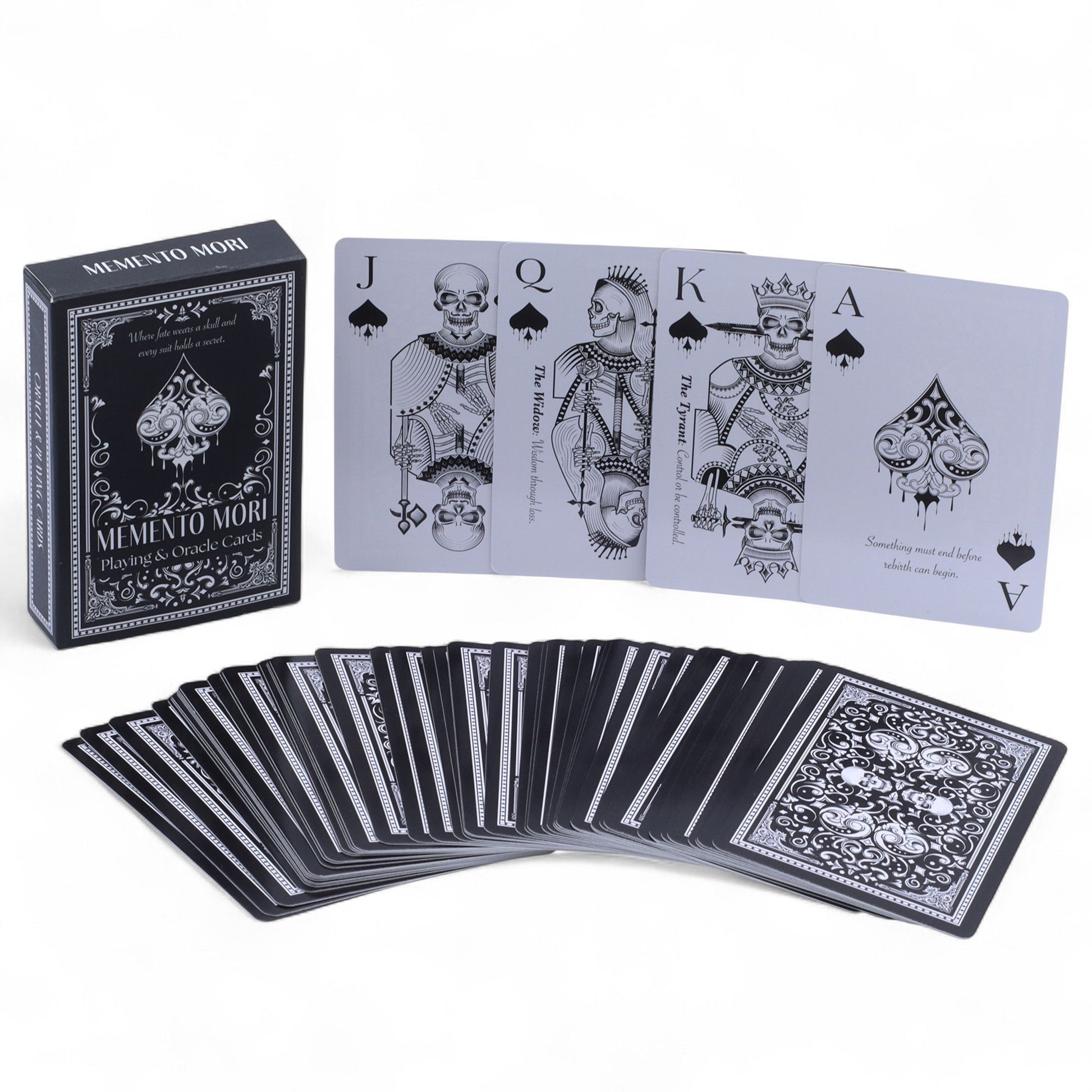 Memento Mori Cartas de juego y de oráculo góticas - Revenda de Cartas de Jogo & Oráculo Para a Sua Loja