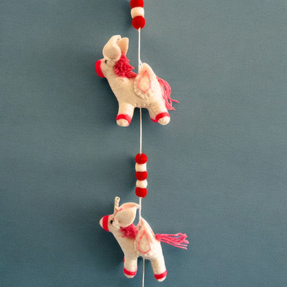 Colgante de Pared de Fieltro - Unicornios