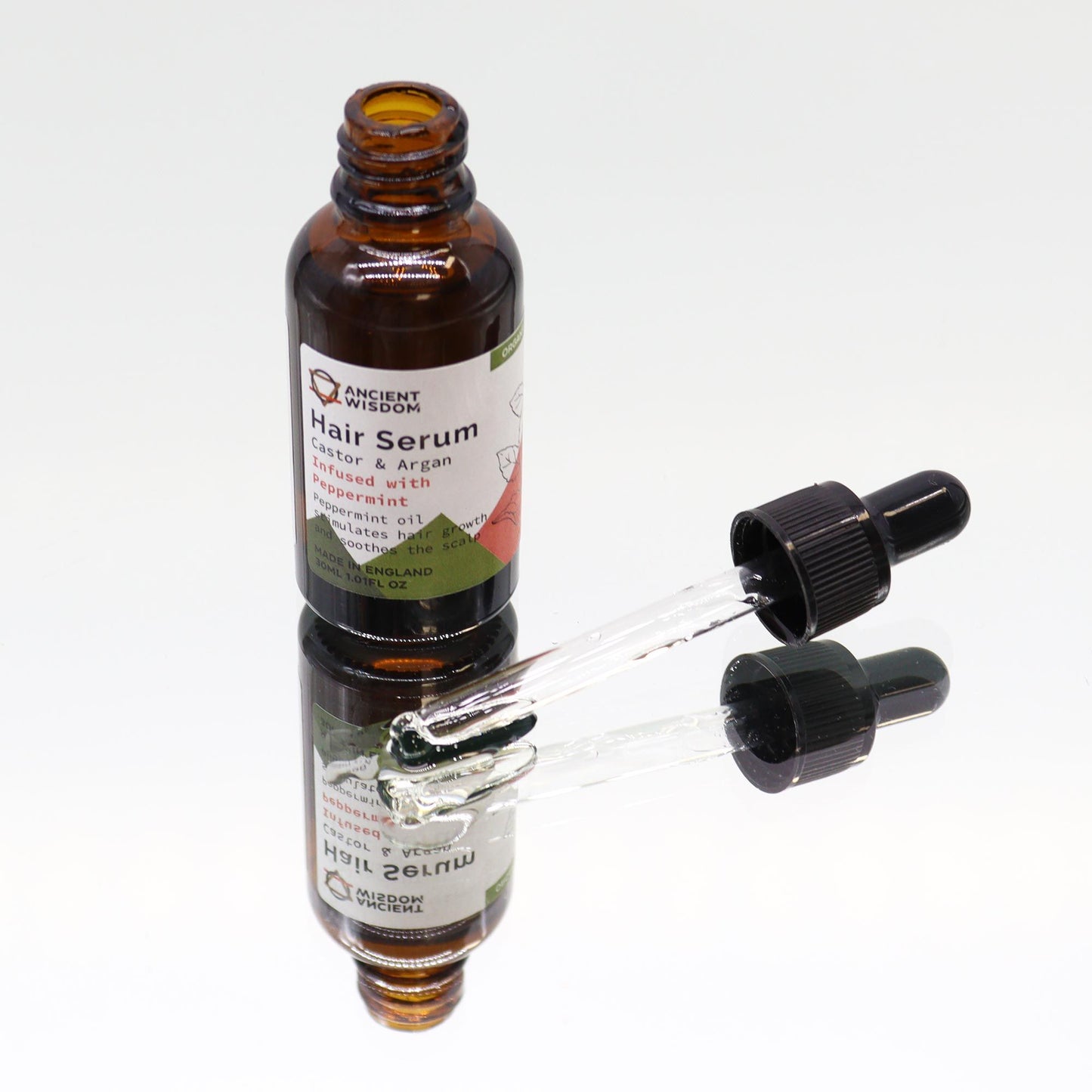 Sérum Capilar Orgánico · Menta · 30 ml