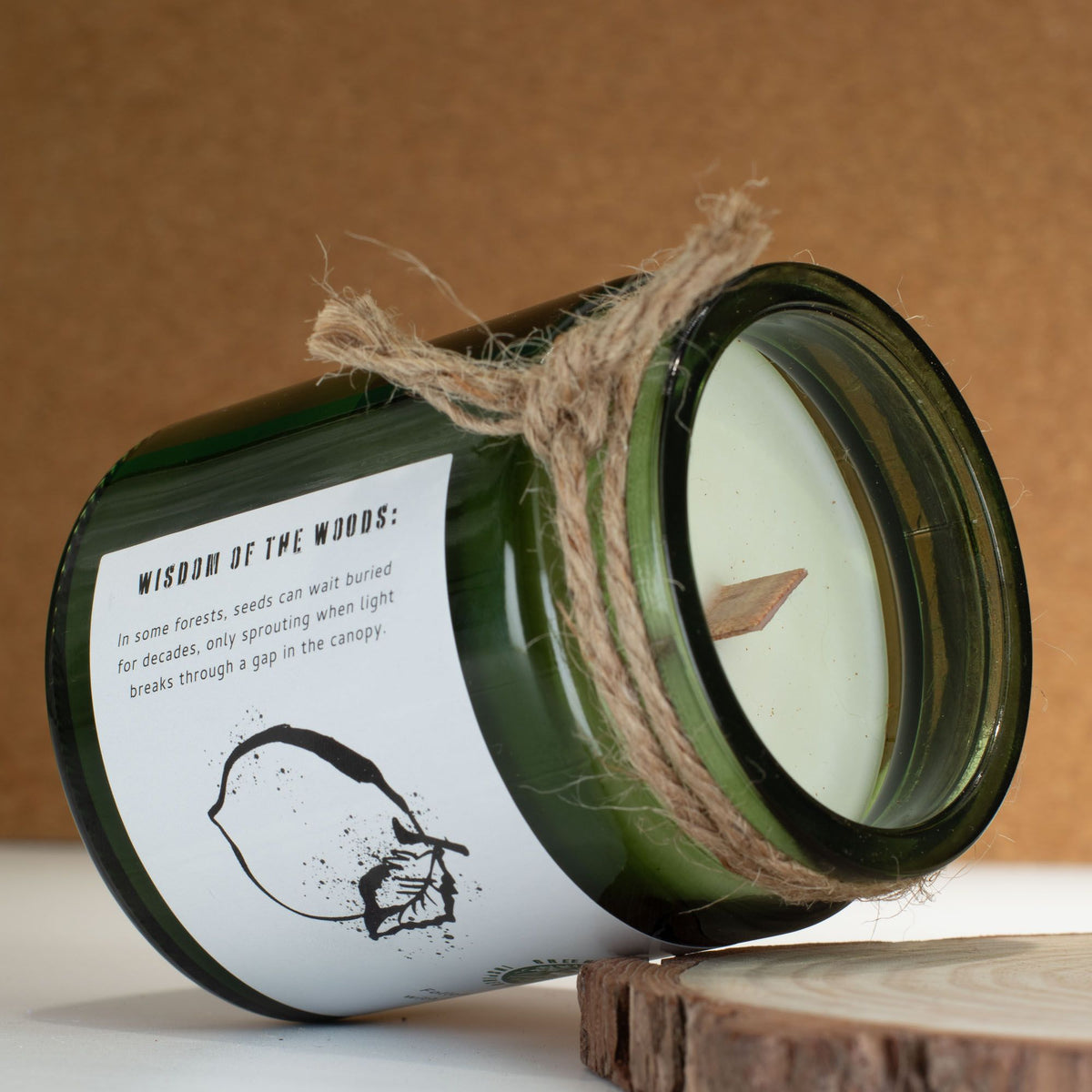 Vela de soja Greenman Woodwick - Cedro y Cítricos