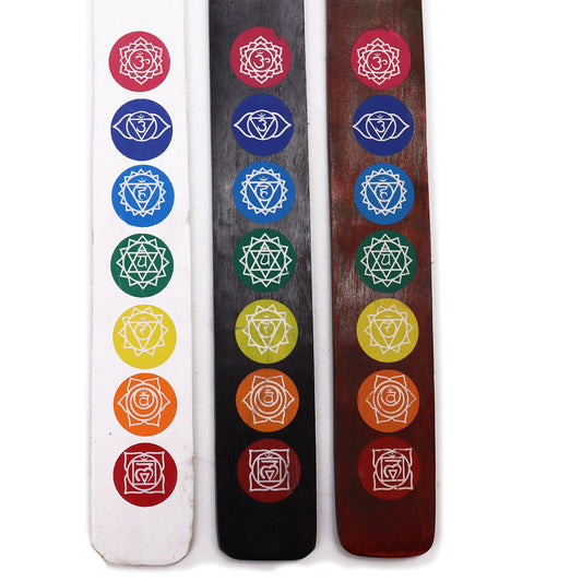 Soporte de Incienso - 7 chakras Colores Surtidos Colour Chakra Ashcatcher - Soporte de Incienso