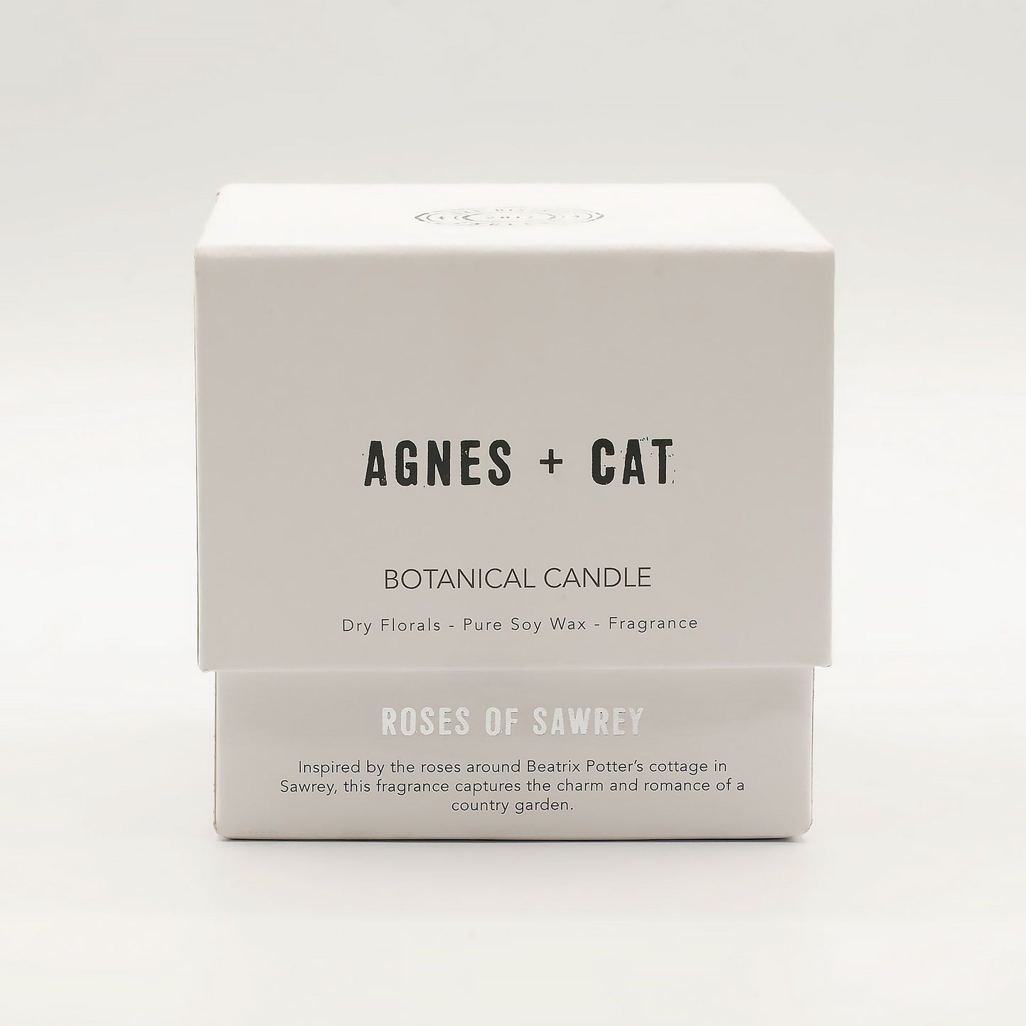 Vela de cera de soja botánica Agnes + Cat - Roses of Sawrey - Agnes + Cat Velas botánicas de cera de soja, Cruelty Free