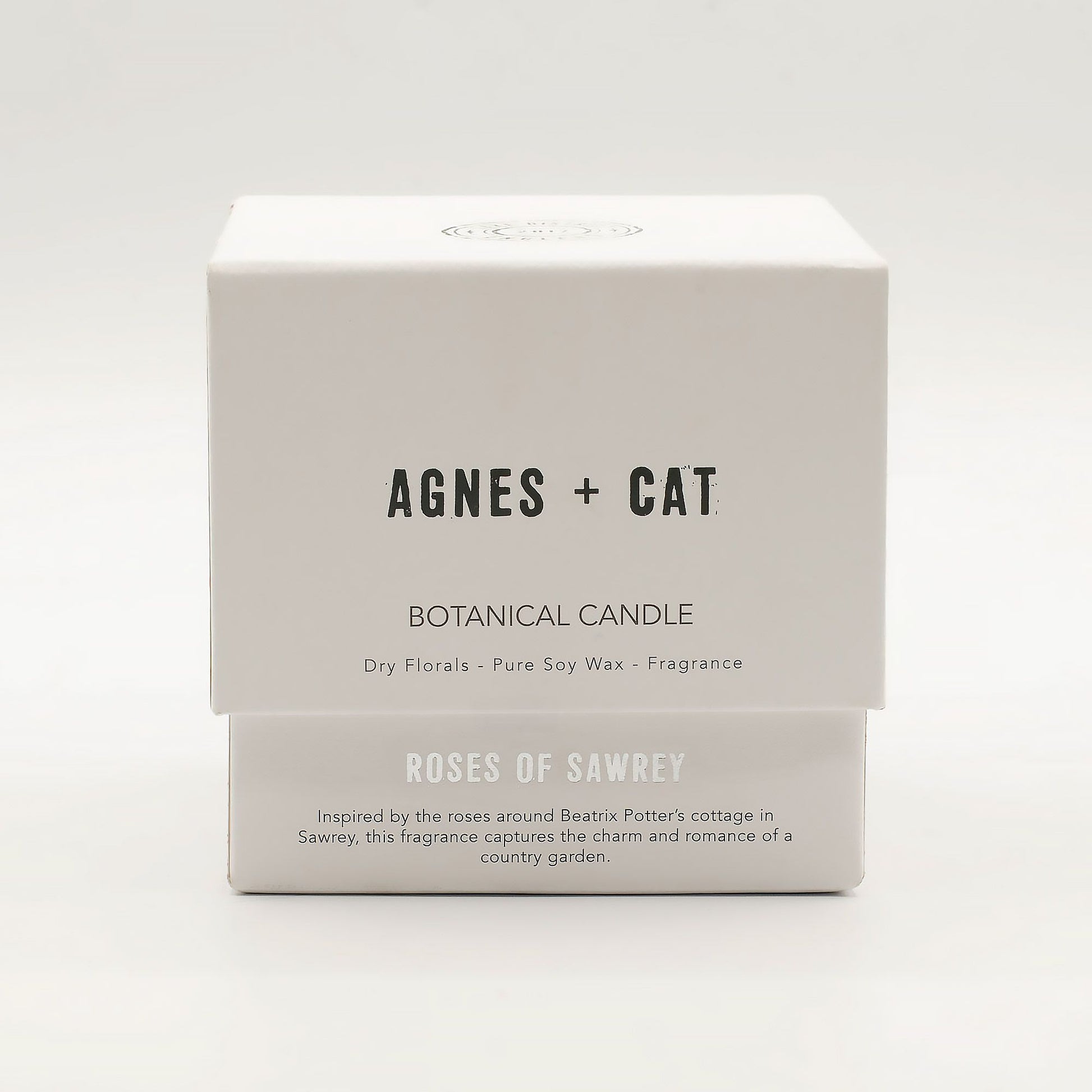 Vela de cera de soja botánica Agnes + Cat - Roses of Sawrey - Agnes + Cat Velas botánicas de cera de soja, Cruelty Free