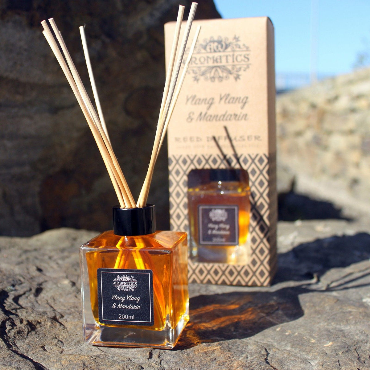 Difusor de Varillas con Aceites Esenciales - Petitgrain y Palo de rosa