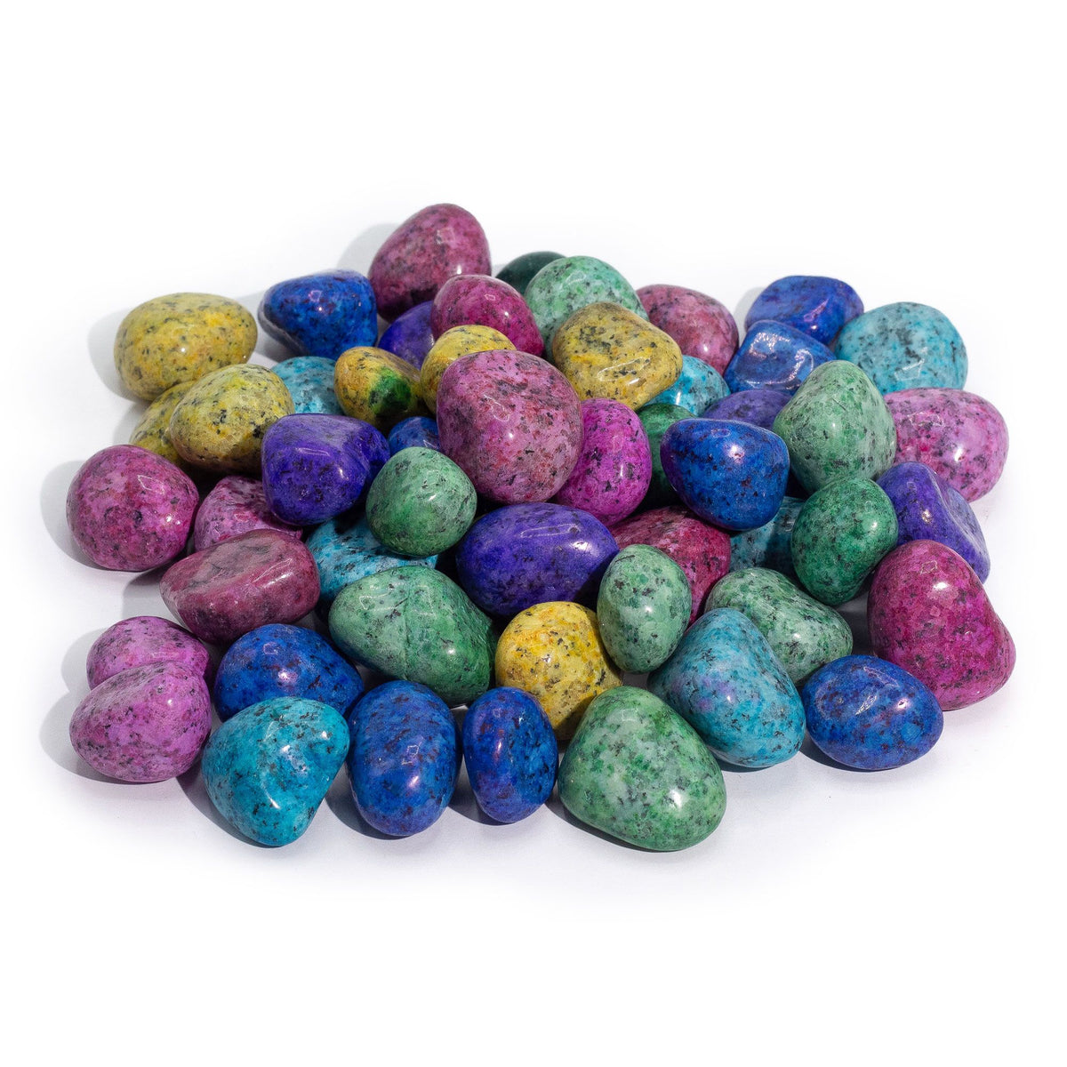 Dálmata indio tratado a granel - 1 kg (aprox. 70 piedras) - Gemas mixtas