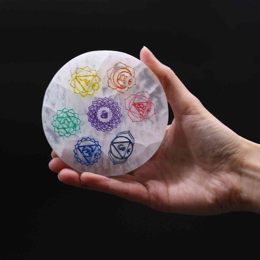Placa de Carga Mediana 10cm - Diseño Chakra (col)