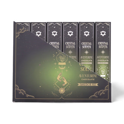 Incienso de purificación con aventurina cristal - Chocolate