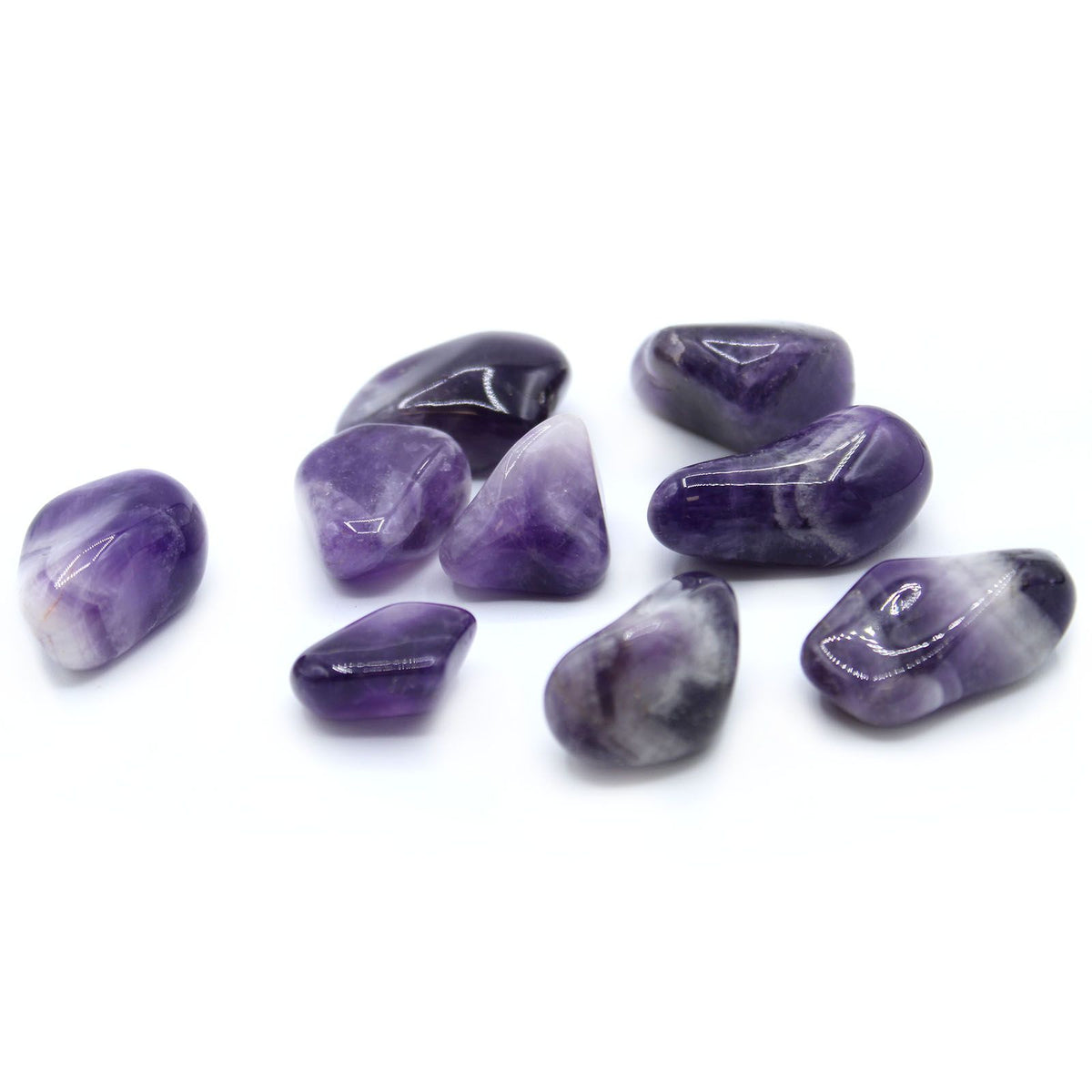 Amatista con bandas M (Clase B) - Piedras Naturales Irregulares