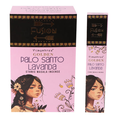 15g Palo Santo Dorado y Lavanda - Varillas de Incienso de Palo Santo