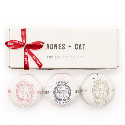 Agnes + Cat Lakeland Favourites Bomba de baño efervescente Set de regalo