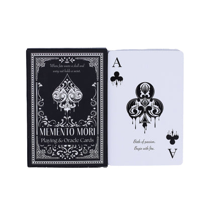 Memento Mori Cartas de juego y de oráculo góticas - Revenda de Cartas de Jogo & Oráculo Para a Sua Loja