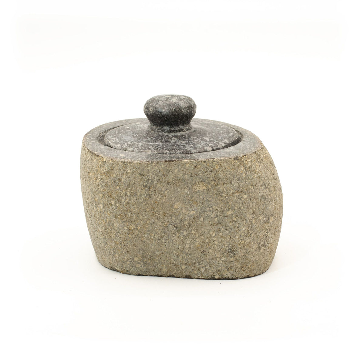 Maceta de piedra de río natural para enraizamiento - Pequeña (aprox 9x7cm)