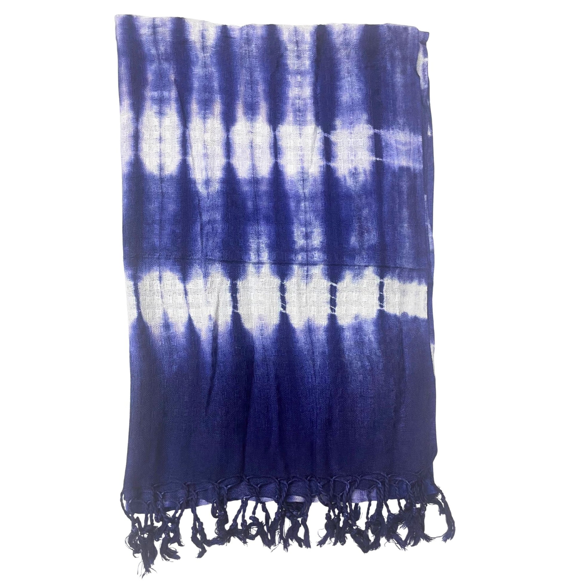 Boho Java Art Estola/Bufanda - Rayas índigo - 62x200cm - Boho Java Art Scarves