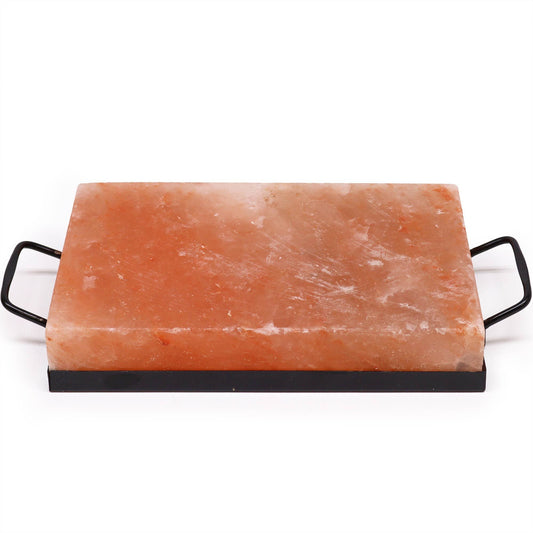 Plat de cuisson pour barbecue en sel de l'Himalaya - 30x20x5cm