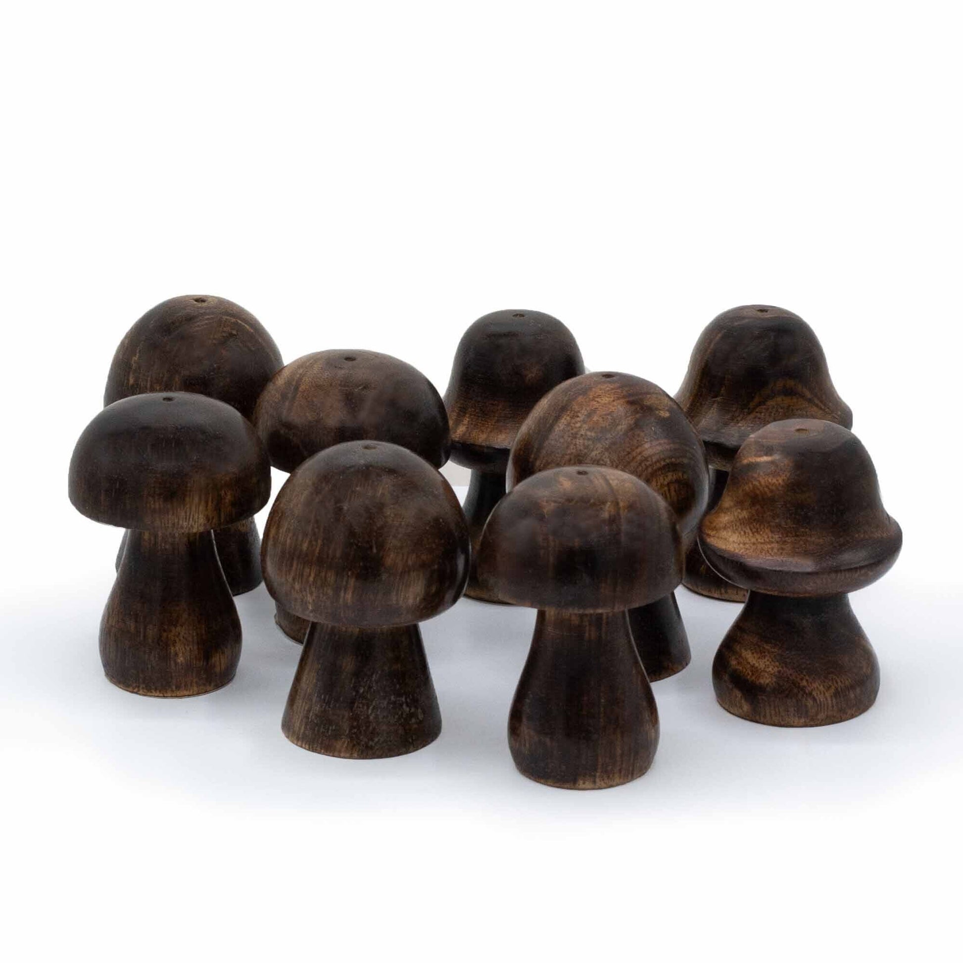 Set de 3 Mini Setas de Incienso (8cm 7cm 6.5cm) - Soporte de Incienso