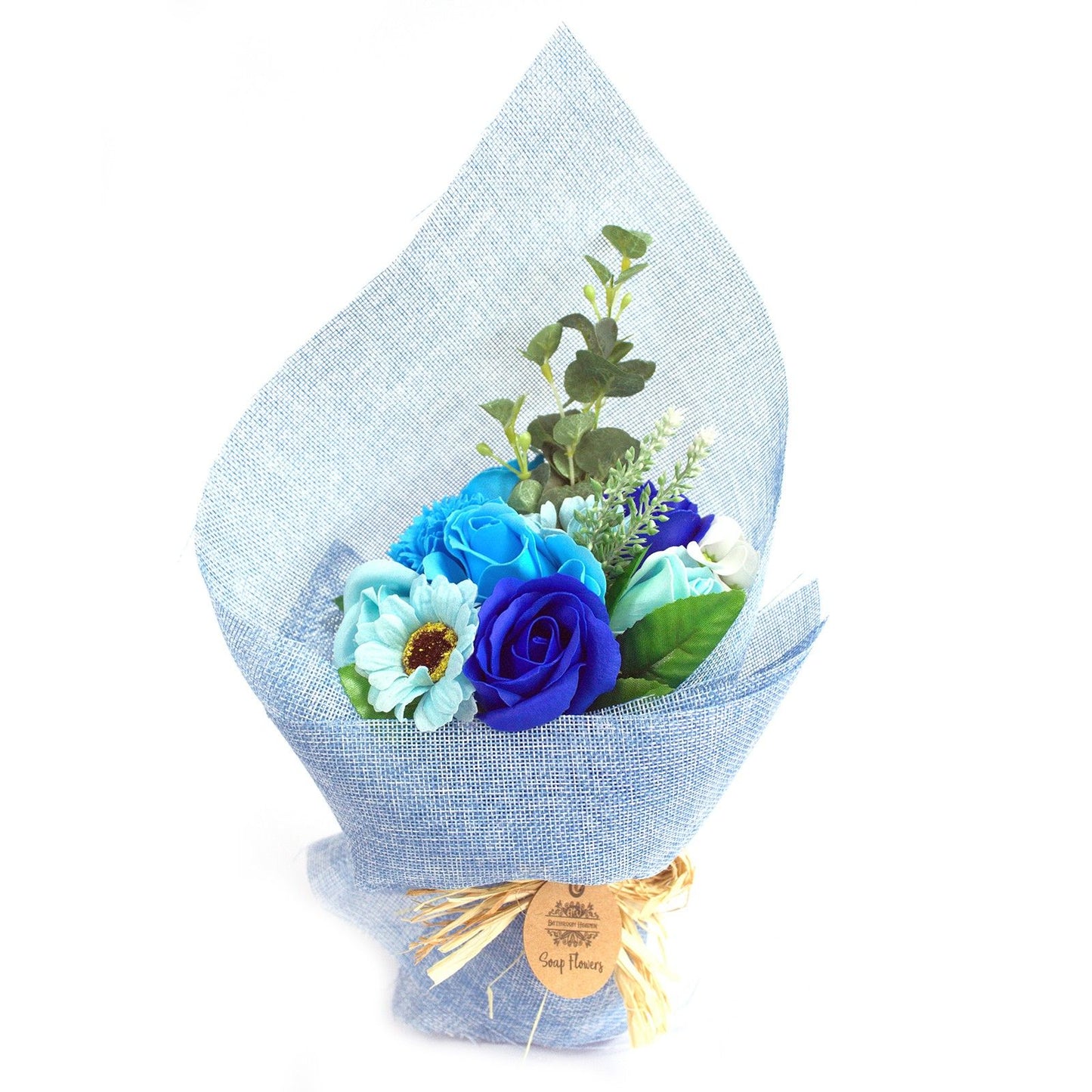 Ramo de Flores de Jabón Artesanal · Azul