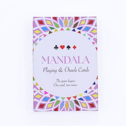 Mandala para jugar y Cartas de Oráculo – Simetría caleidoscópica