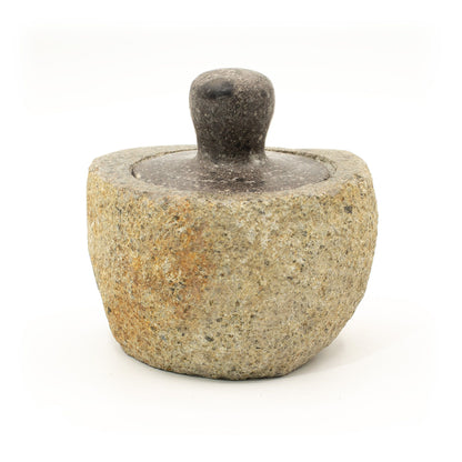 Maceta de enraizamiento con piedra de río natural - Mediano (aprox 12x8 cm)