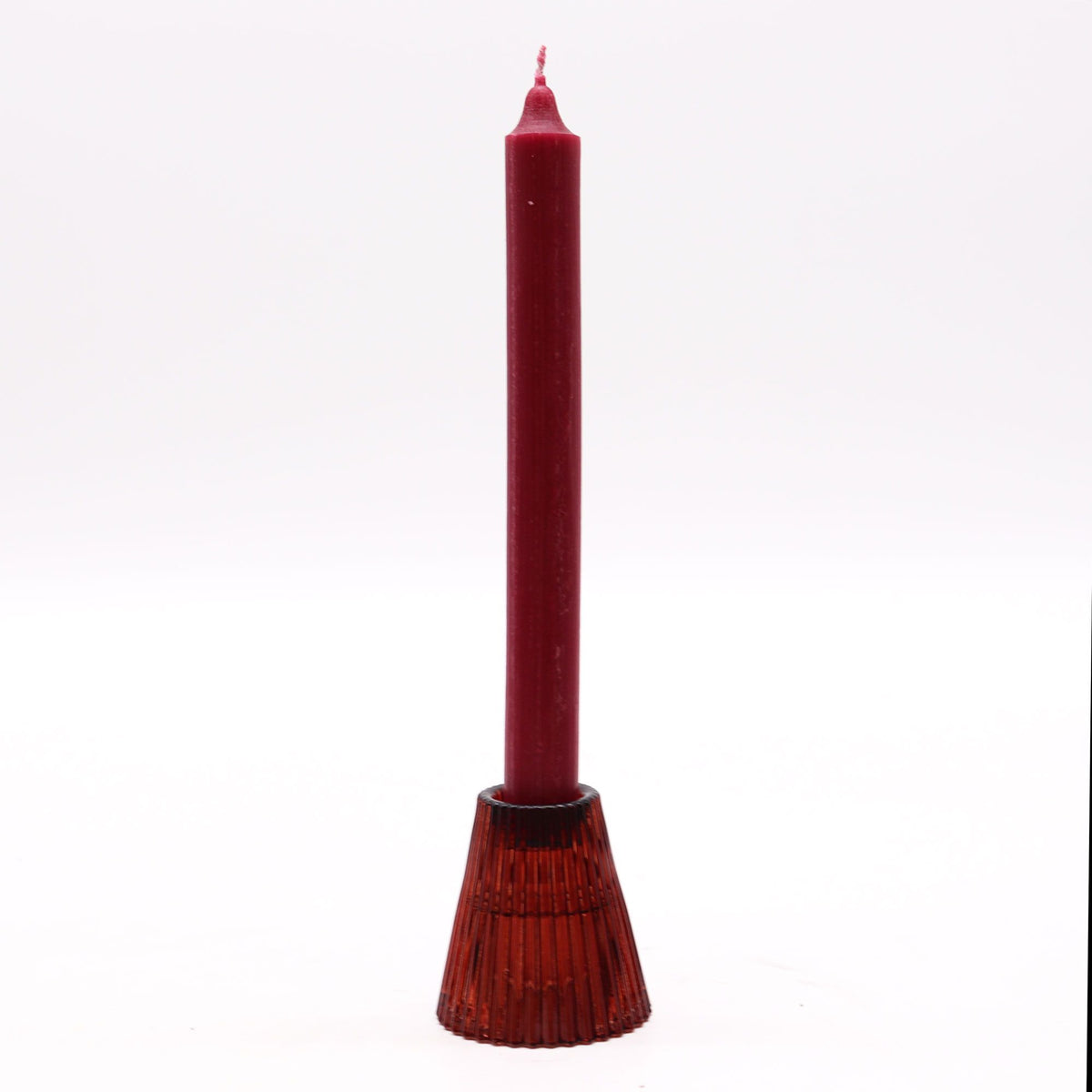 Portavelas reversible para cena / vela de té - Rojo Vampiro