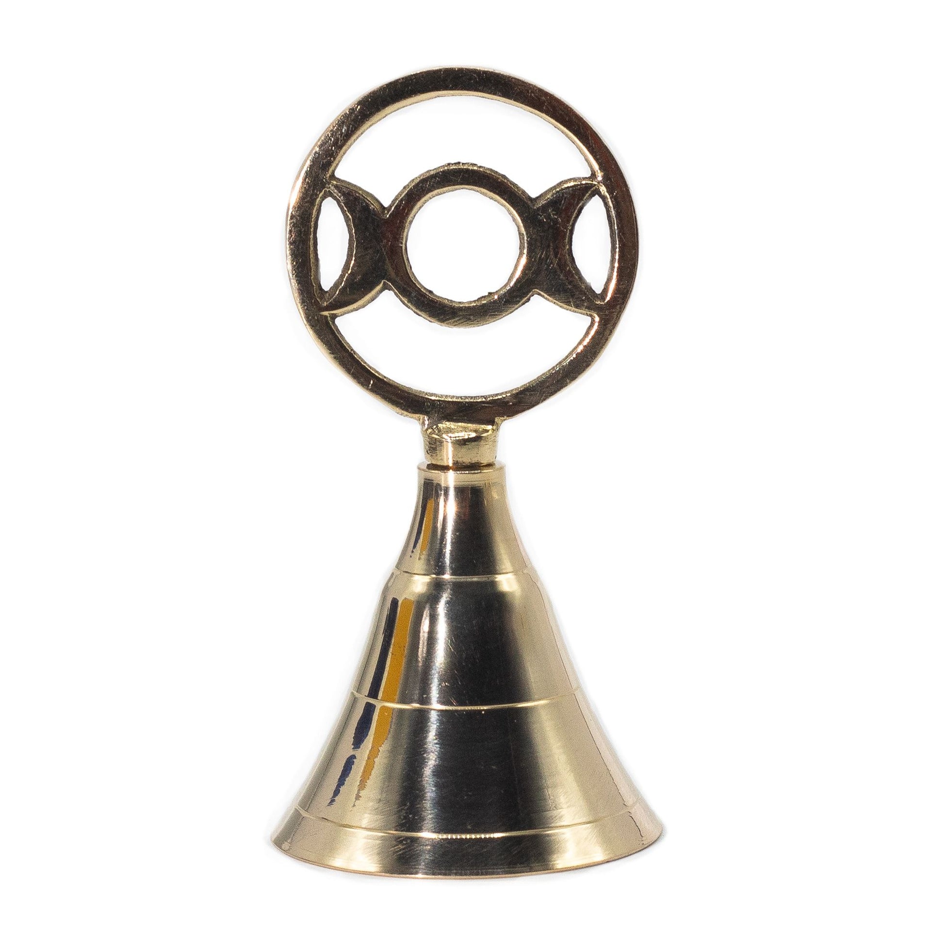Campana de latón para altar - Tres lunas - Campanas de latón para altar, Artisan Product
