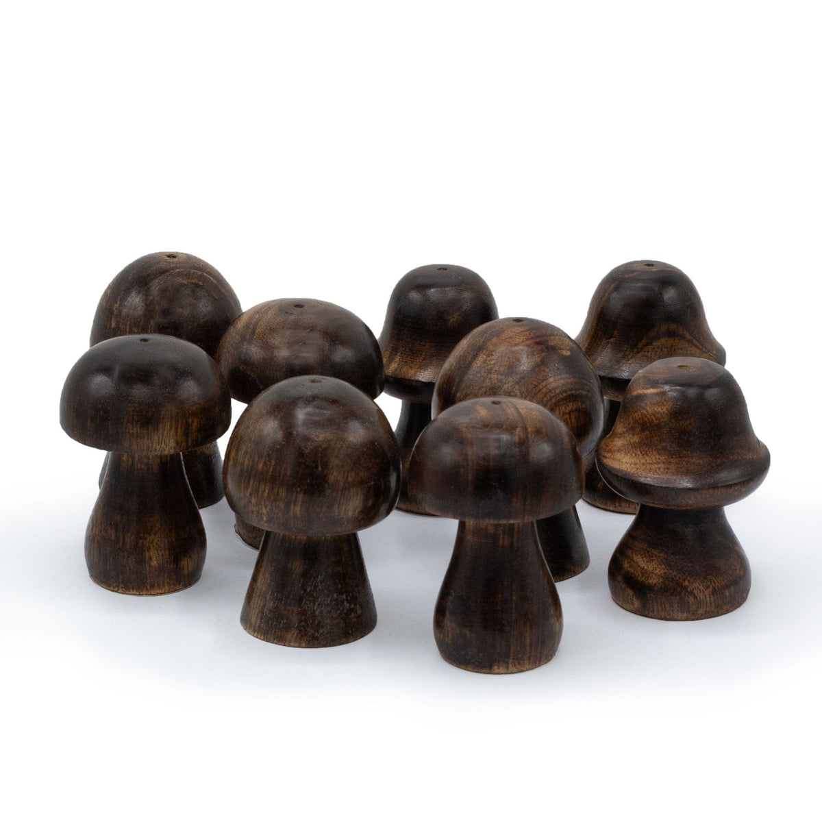 Set de 3 Mini Setas de Incienso (8cm 7cm 6.5cm) - Soporte de Incienso