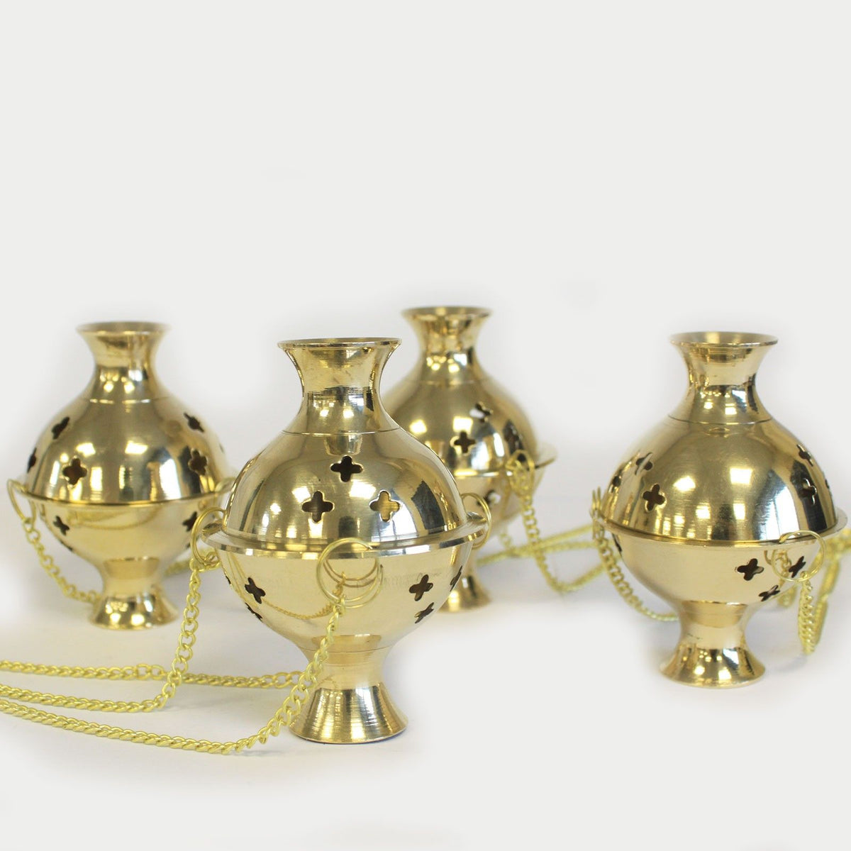 Incensario colgante de latón - Quemadores de incienso de latón tradicionales, Artisan Product