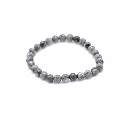 Pulsera de manifestación de piedras preciosas - Piedra de mapa - Prosperidad