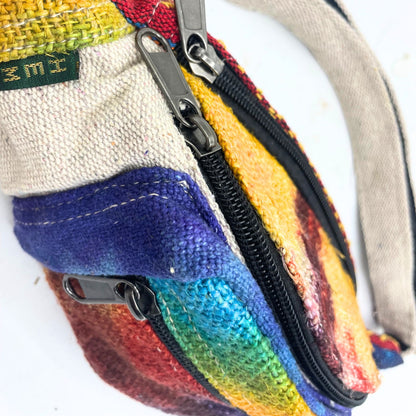 Riñonera de cáñamo Tiedye