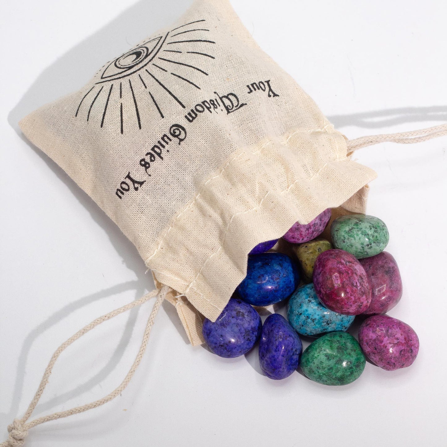 Dálmata indio tratado a granel - 1 kg (aprox. 70 piedras) - Gemas mixtas
