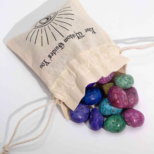 Dálmata indio tratado a granel - 1 kg (aprox. 70 piedras) - Gemas mixtas