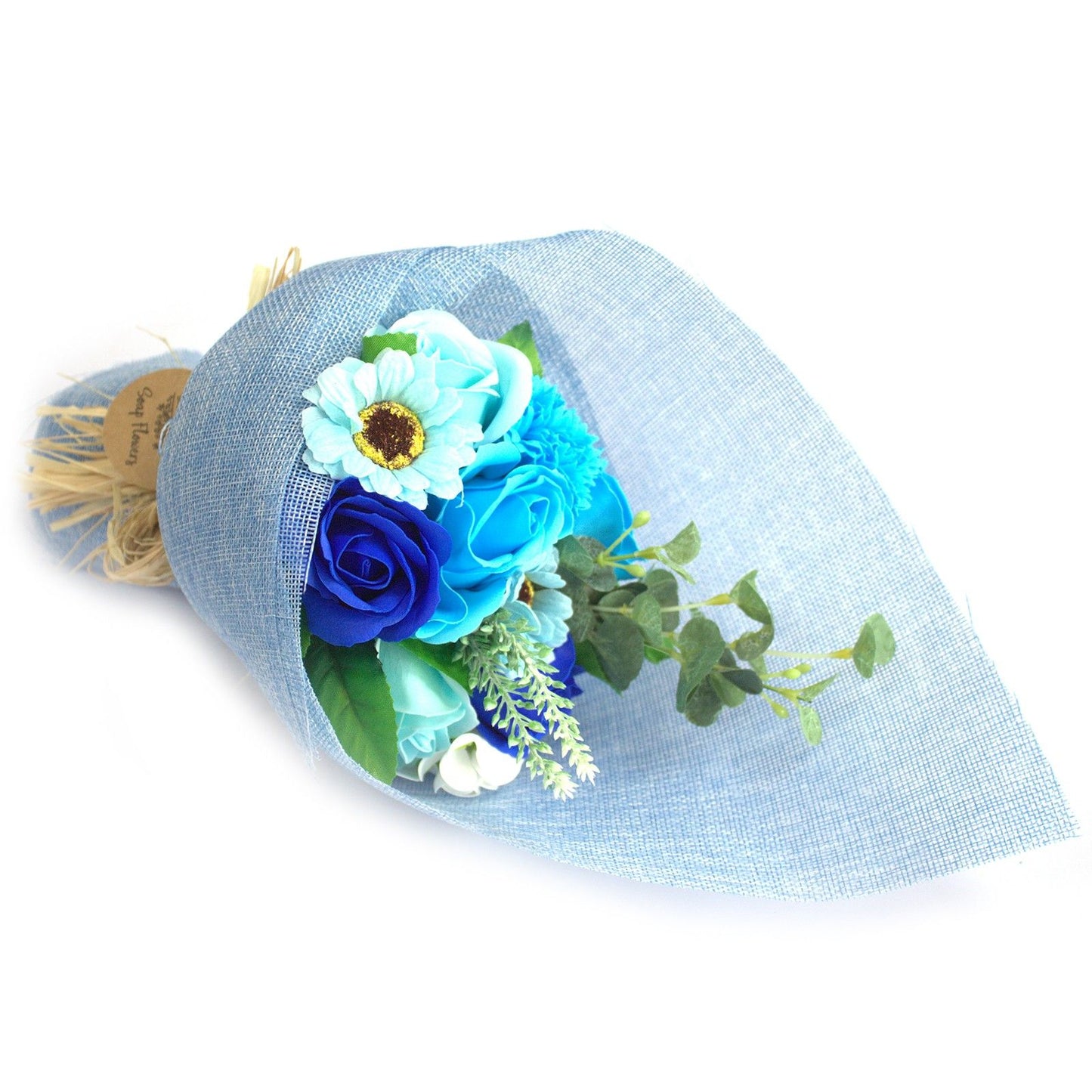 Ramo de Flores de Jabón Artesanal · Azul