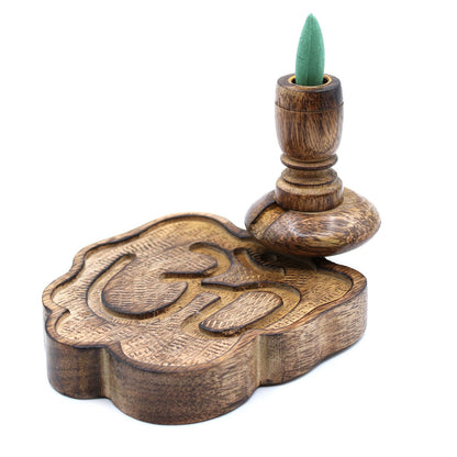 Sm Quemador Inverso Madera de Mango - Ohm - Quemador de Flujo Inverso de Madera de Mango