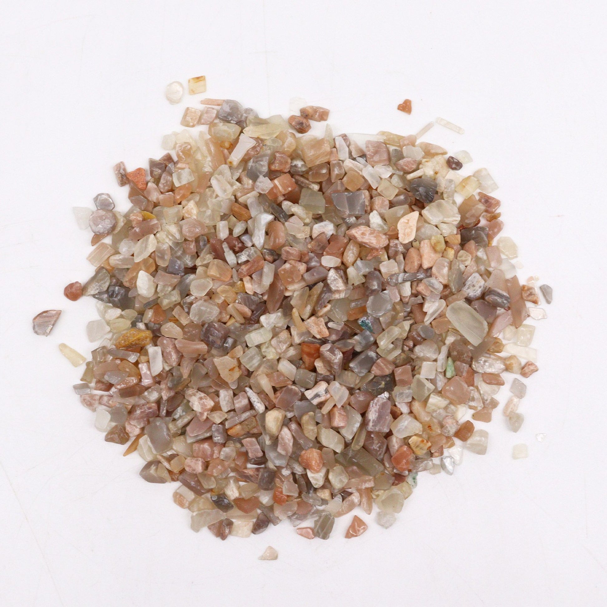 Moonstone Gemstone Chips Bulk - 1KG - Gemas mixtas