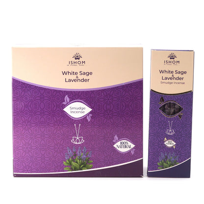 Incienso de sahumerio Ishom - Salvia blanca y lavanda