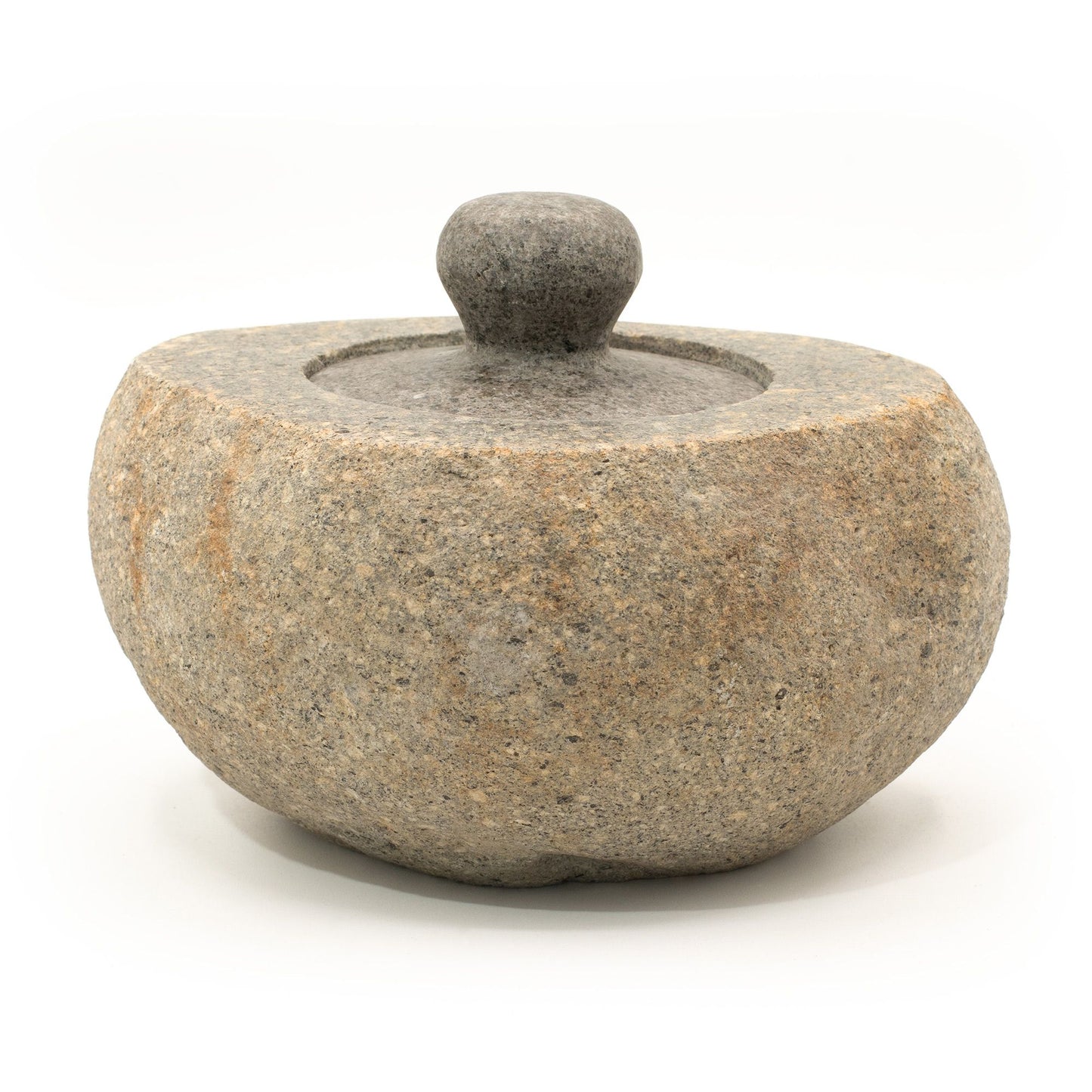 Maceta de piedra de río natural para enraizamiento - Grande (aprox 15x12cm)